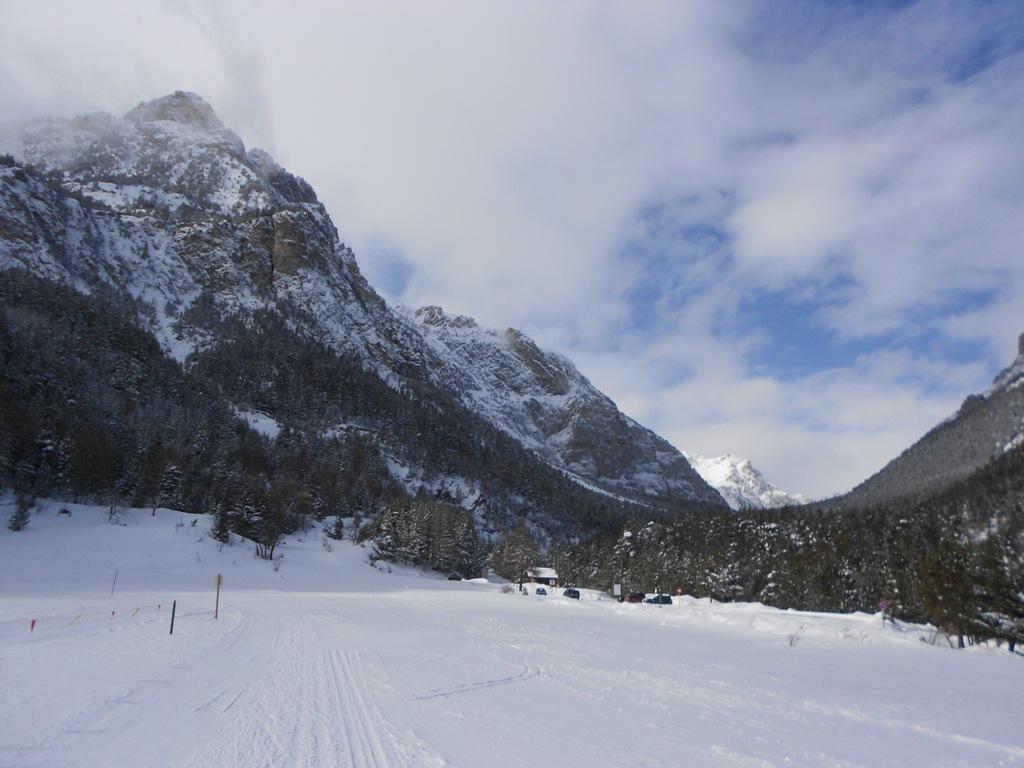 inizio pista della valle stretta