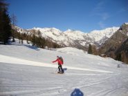 Verso l'arrivo della funivia weismatten