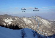La Cima di Francia salendo alla Besimauda
