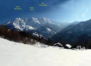 Le montagne della valle Colla