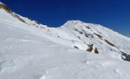 La cresta verso la Quinseina Sud