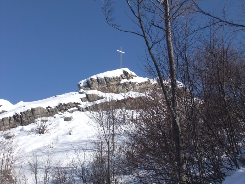 La croce di vetta