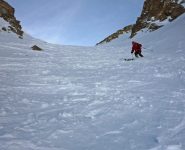in discesa  dal colle