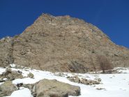 Bec Raty da sotto...quasi quasi lascio le ciaspole e prendo corda e ferraglia...