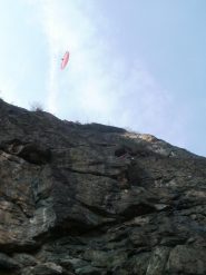 primo tiro col parapendio