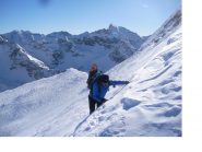 Carlo..nel superamento della fase piu' delicata dell'intera salita.