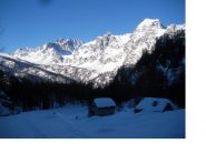 Il Cervandone da Corte D'Ardui.. salendo al Sangiatto all'alba.