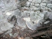 Le macine all'interno del vecchio mulino
