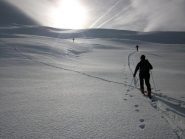 Bellissimi pendii di salita dal Col Chabaud