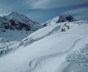Colle Forcola e Anticima della Lunella dal Colle delle Lance