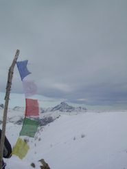 Dalla cima del Giobert vista verso il Monviso.