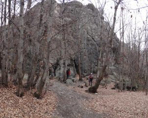 alla palestra di roccia