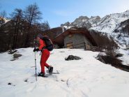 arrivo alla prima baita