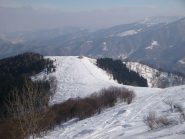 Sella Morteis e l'Oss. Astronomico dalle pendici della Bisalta