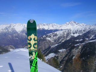 a dx il Monte Disgrazia