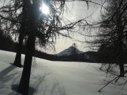 la neve in alto c'è!!