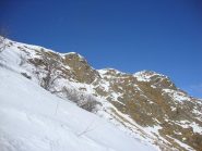 Il Tovo dal pendio che porta sulla cresta