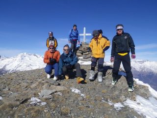 Gruppo Evergreen in punta