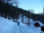 primi tratti del sentiero delle cave
