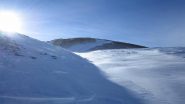 Tratto di neve dura ben sciabile...