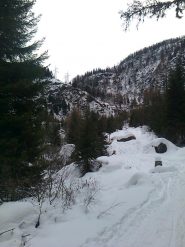 In vista della cascata