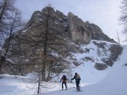 l'accesso alla parte alta del valloncello che porta al Col de Trancoulette