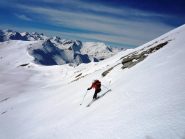 Monica sul lenzuolo del Bram