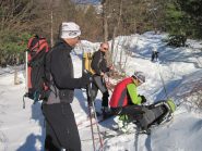 sosta poco prima dell'ingresso nel bosco