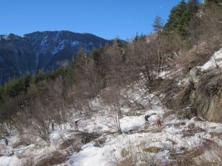 inizio boschina e attraversamento rio