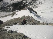 Ultimi metri sotto la vetta.