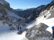 nell'incassato vallone della parte bassa