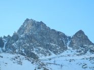 VISO MOZZO PARETE NORD CON CANALINO DI SALITA