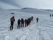 Una parte del gruppo dei tedeschi