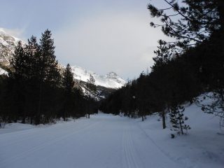 tratto in comune delle pista rossa e la pista blu