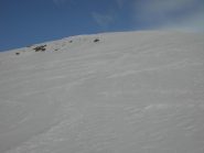 Tratto sommitale ripido. 