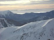 Mare di nubi verso il mare.