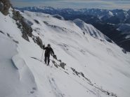 Arrivo in punta al Viridio