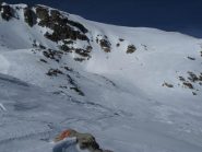 il gruppo scende dalla vetta