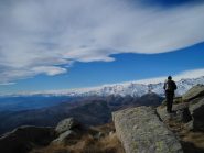 Dalla vetta lo sguardo spazia fino alle mie Valli di Lanzo