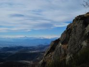 Il Monviso in lontananza
