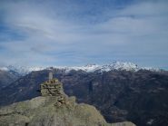 In vetta, panorama dal Mars al  Mombarone