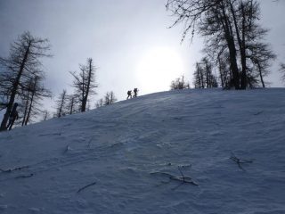 Sulla cresta per la Pointe de Viole