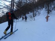 Bivio per il colle Nauca