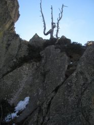 Il primo muretto della cresta