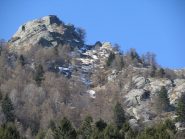 Zoom sul tratto finale del canale di salita