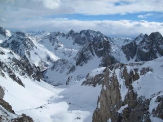 vista dal Colletto verso il bric Cassin e la Gardetta