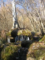 bei candelotti di ghiaccio