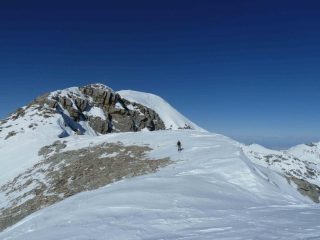 Partenza con gli sci