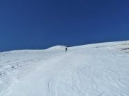 Corridoi di neve ventata liscia