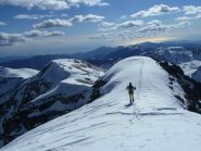 In discesa dalla cima del Bego